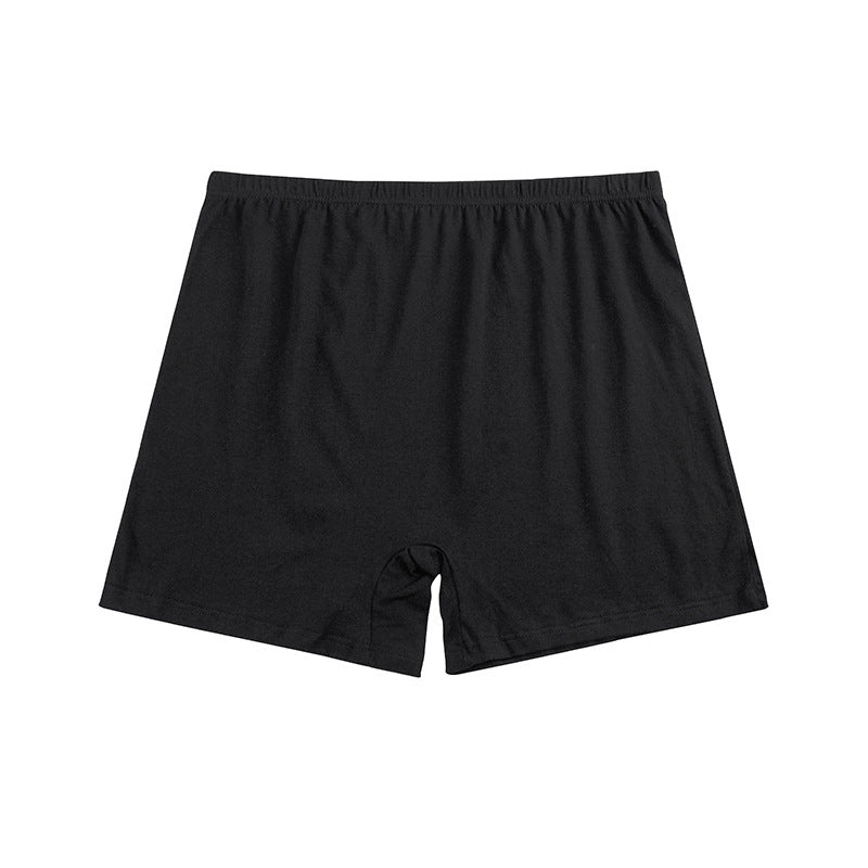 Men's Plus Size High Waist Cotton Boxer Shorts