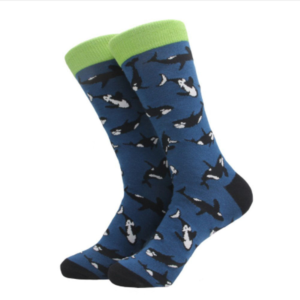 Jacquard Tube Socks Cartoon Fox Penguin