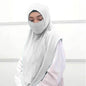Prayer Veil Turban Covering Scarf Long Hijab