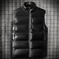 Men's shiny cotton sleeveless vest