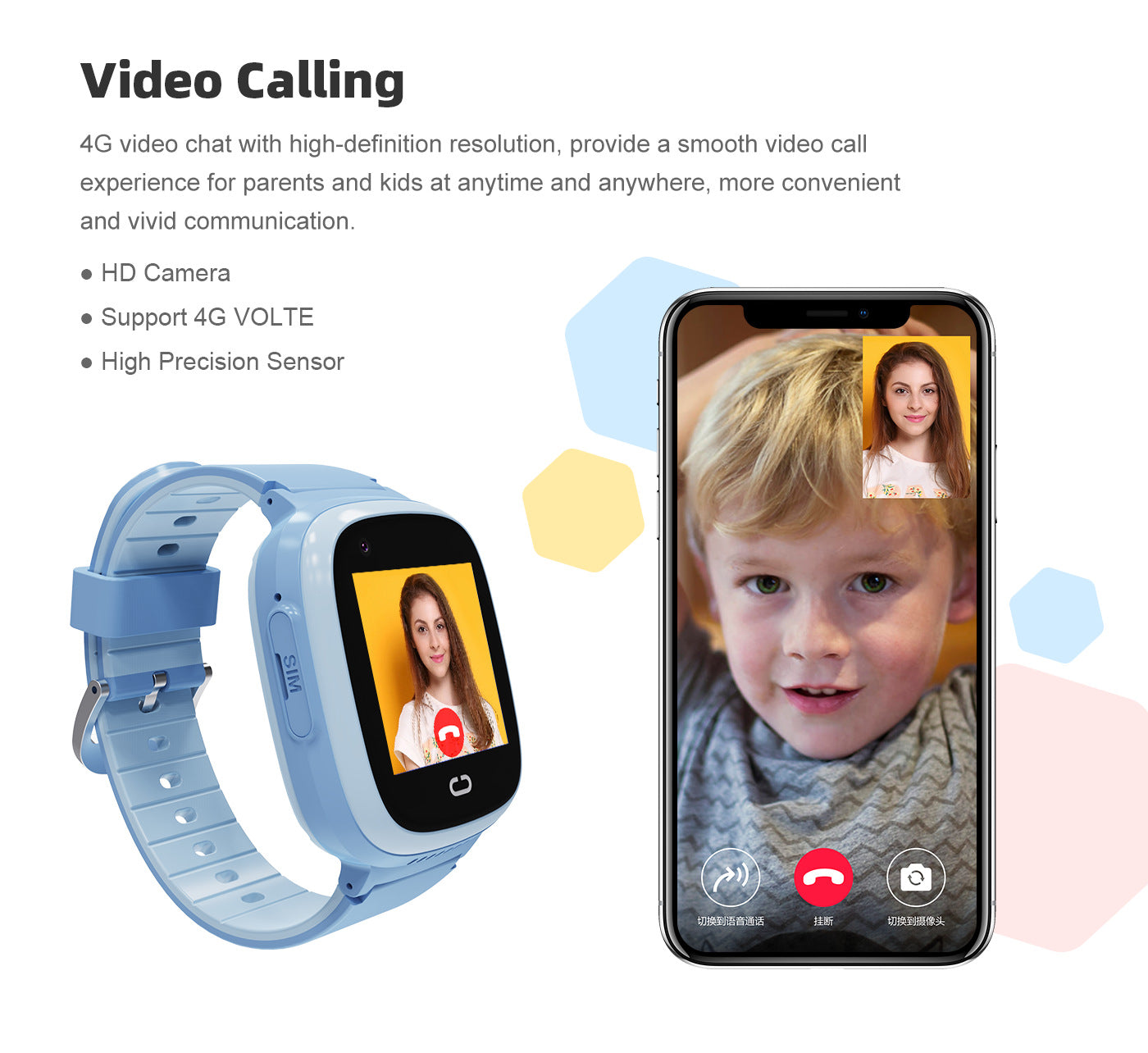 Children's phone positioning 4G all netcom video call watch