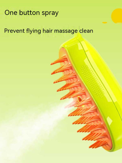 Electric Spray Massage Comb for Pet Steam Brush