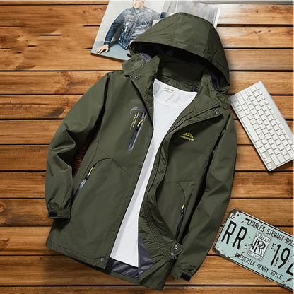 Thin waterproof outdoor jacket for men and women