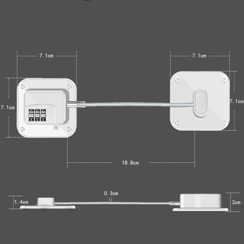 Window security lock high-rise window stopper with fall protection