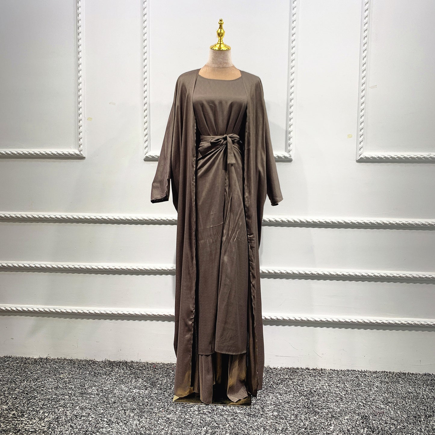 Ensemble Femme Muslime Kaftan Abaya Dubai Türkiye Islam