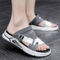 Waterproof leather sandals for men