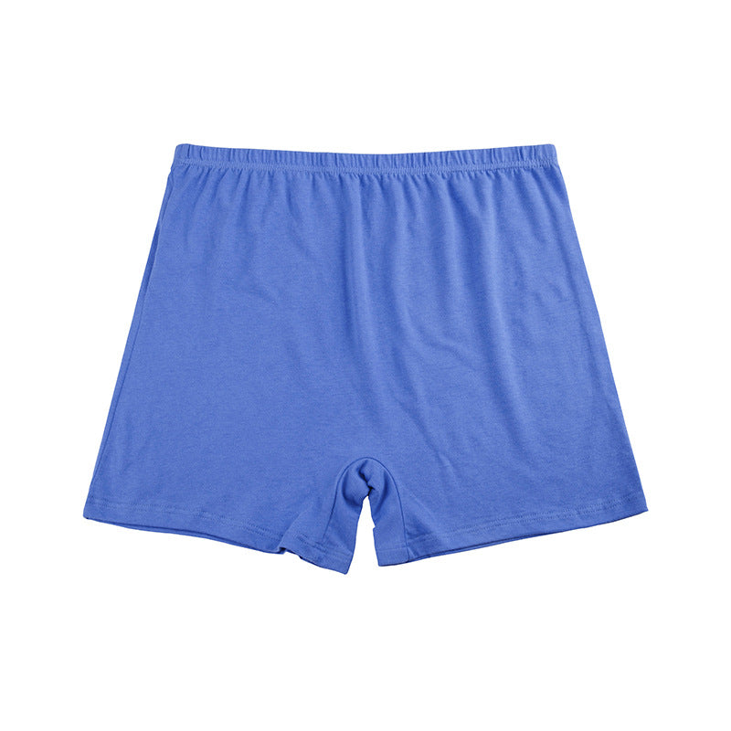 Men's Plus Size High Waist Cotton Boxer Shorts