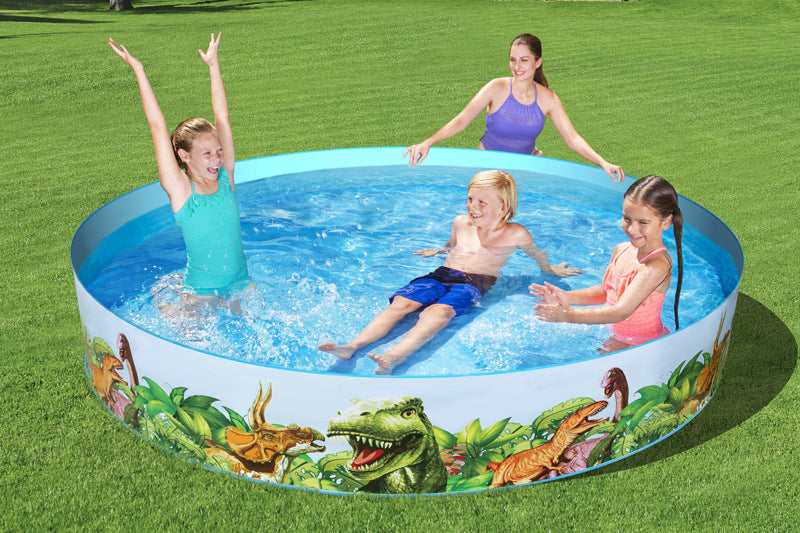 Hard adhesive outdoor swimming pool