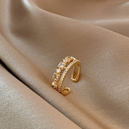 Neue Klassische Zirkon Kreis Ring Für Frau Sexy Finger Zubehör Mode Koreanischen Schmuck Hochzeit Party Ungewöhnliche Ringe