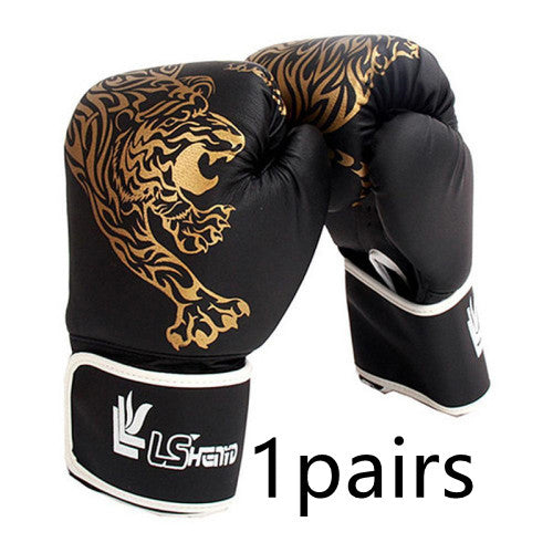 Flame Tiger boxing gloves. Boxing training gloves