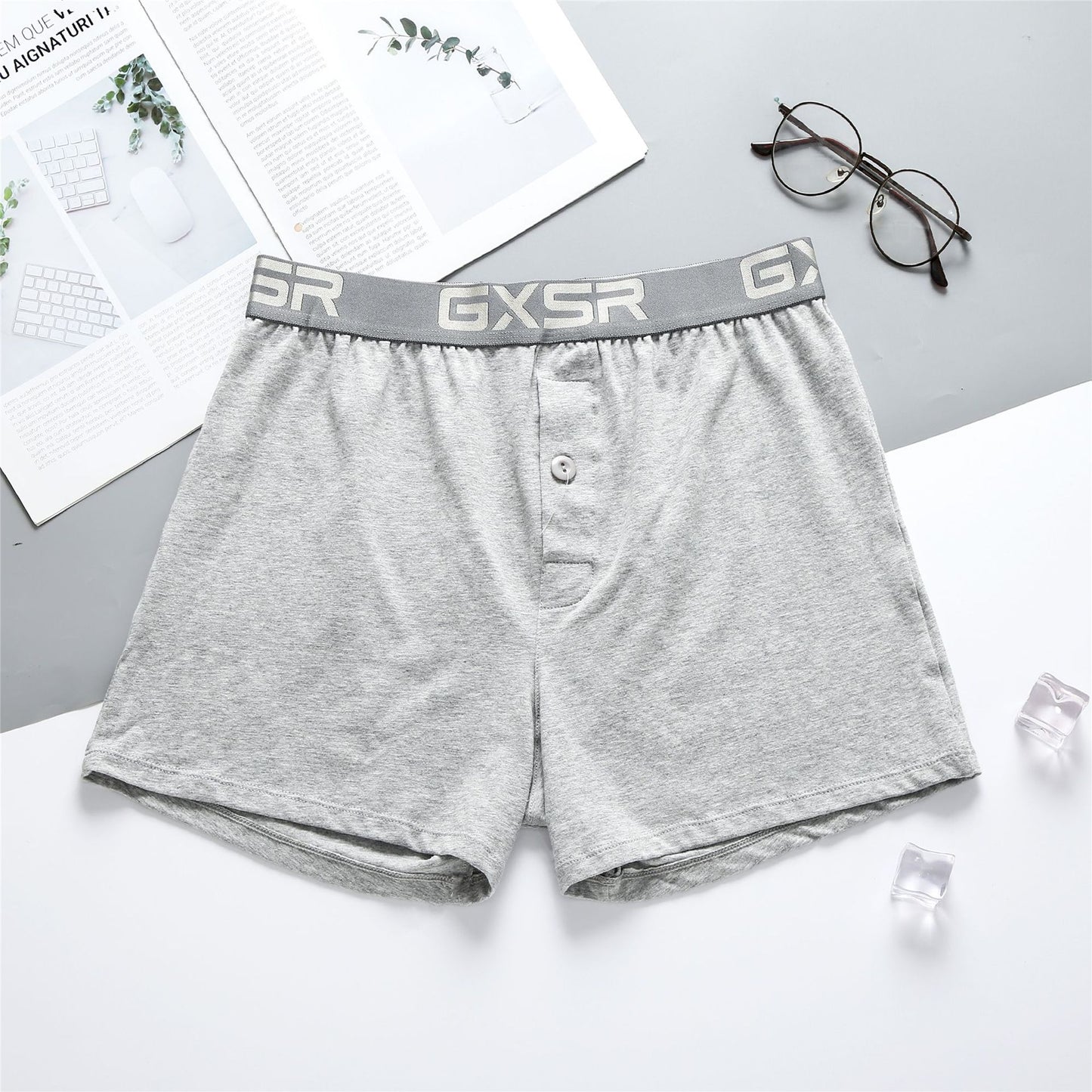 Men's low waist home pants breathable pure cotton underwear
