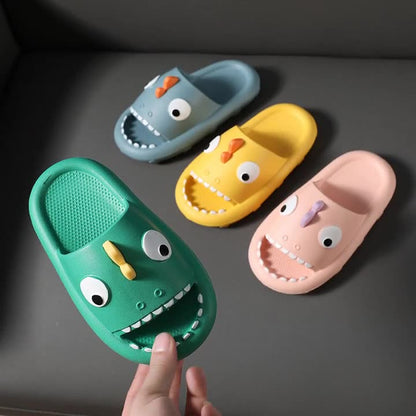 Shark Slippers for Kids Toddler Boys and Girls Non-Slip Children Shower Shoes