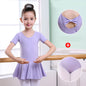 Dance Clothes for Kids Practice Clothes for Girls Short Sleeve Tutu for Girls