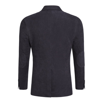 Men's fashionable casual single breasted wool coat