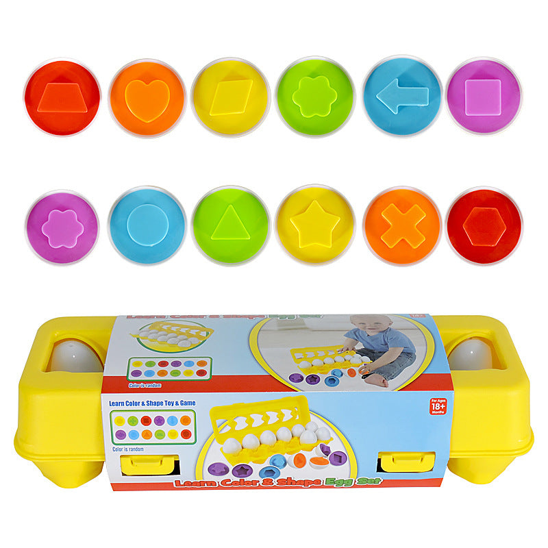 Baby Learning Educational Toys Intelligent Egg Toy Games Shape Matching Sorter Toys Montessori Eggs Toys For Children Kids