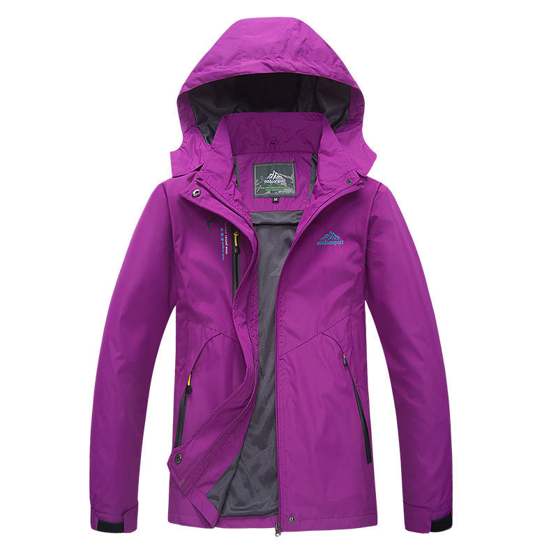 Thin waterproof outdoor jacket for men and women