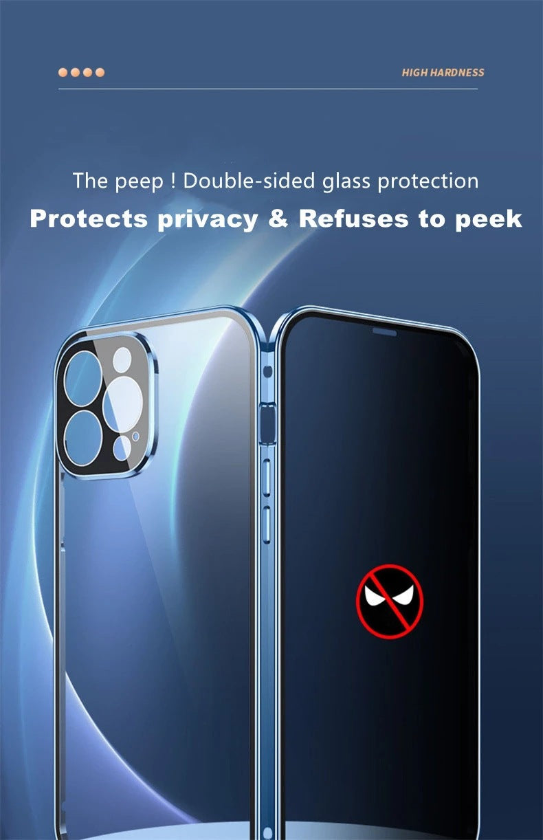 Safety Glasses with Anti Privacy Magneto Phone Case