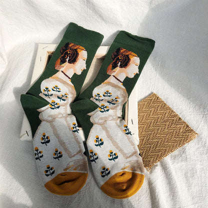 Fashionable creative personality socks for women