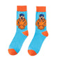 Anime cartoon trendy socks for men