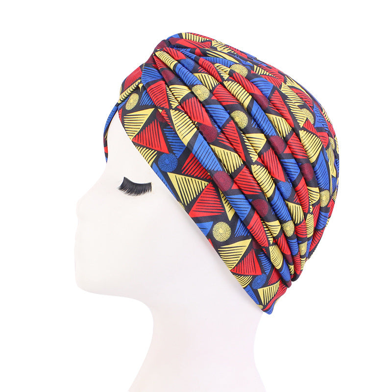 Women Fashion Hijab Cross Indian Hat