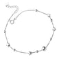 Women's anklet made of 925 sterling silver