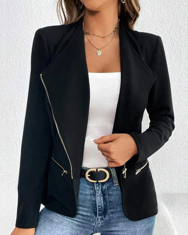 Slim Fit Mid Length Suit &amp; Blazer Jacket Women