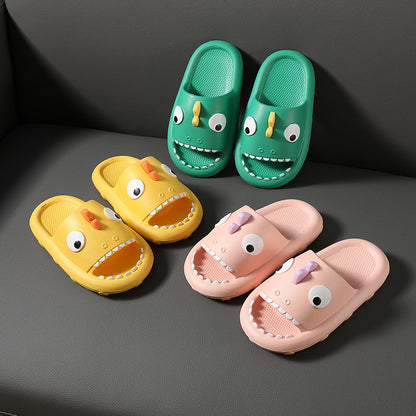 Shark Slippers for Kids Toddler Boys and Girls Non-Slip Children Shower Shoes