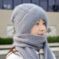 Autumn and winter new braided hat made of squirrel wool yarn