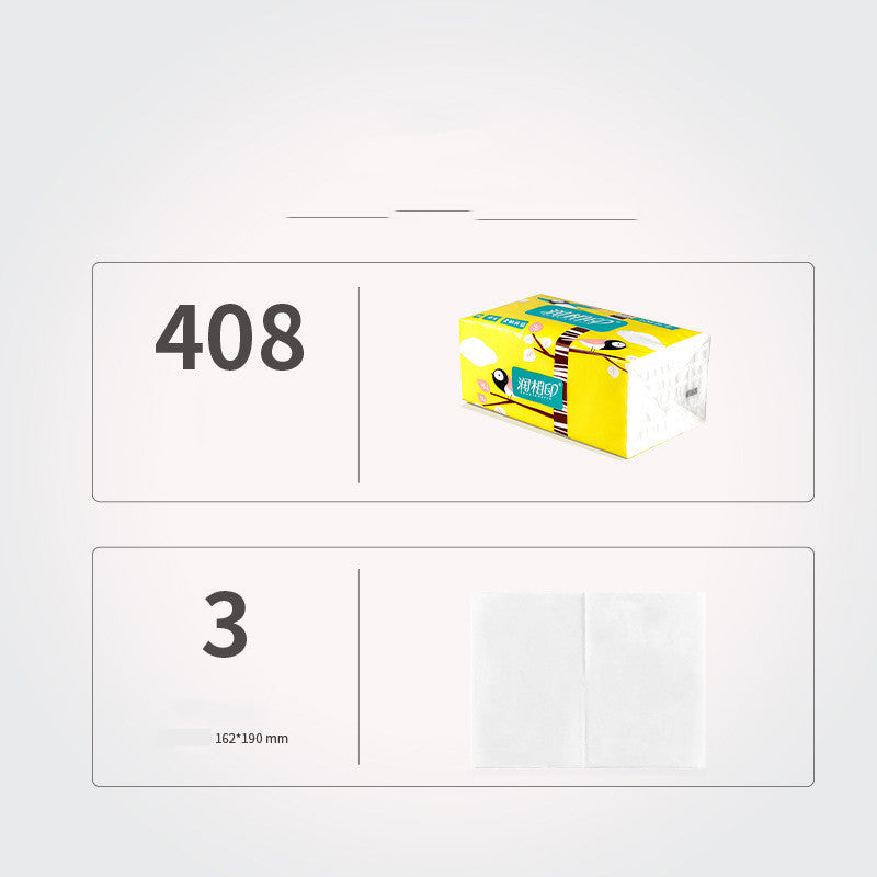 Runxiangyin Hotel Papier 6 Packs Von Geweben, Abnehmbare 136 Packs Von 3 Schichten Von Servietten Und Wc Papier