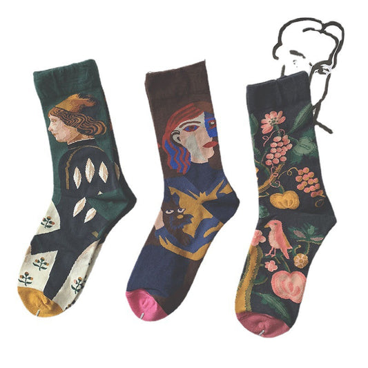 Fashionable creative personality socks for women