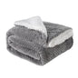 Thickened flannel lambswool composite double blanket leisure blanket gift blanket