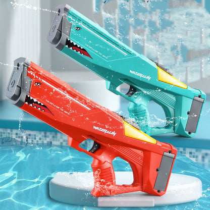 Automatic Electric Water Gun Toy Shark High Pressure Outdoor Summer Beach Toy Kids Adult Water Fight Pool Party Water Toys