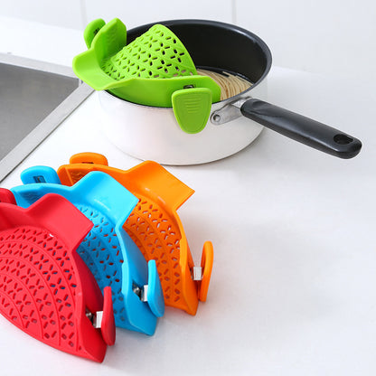 Kitchen helper silicone pot drain plug