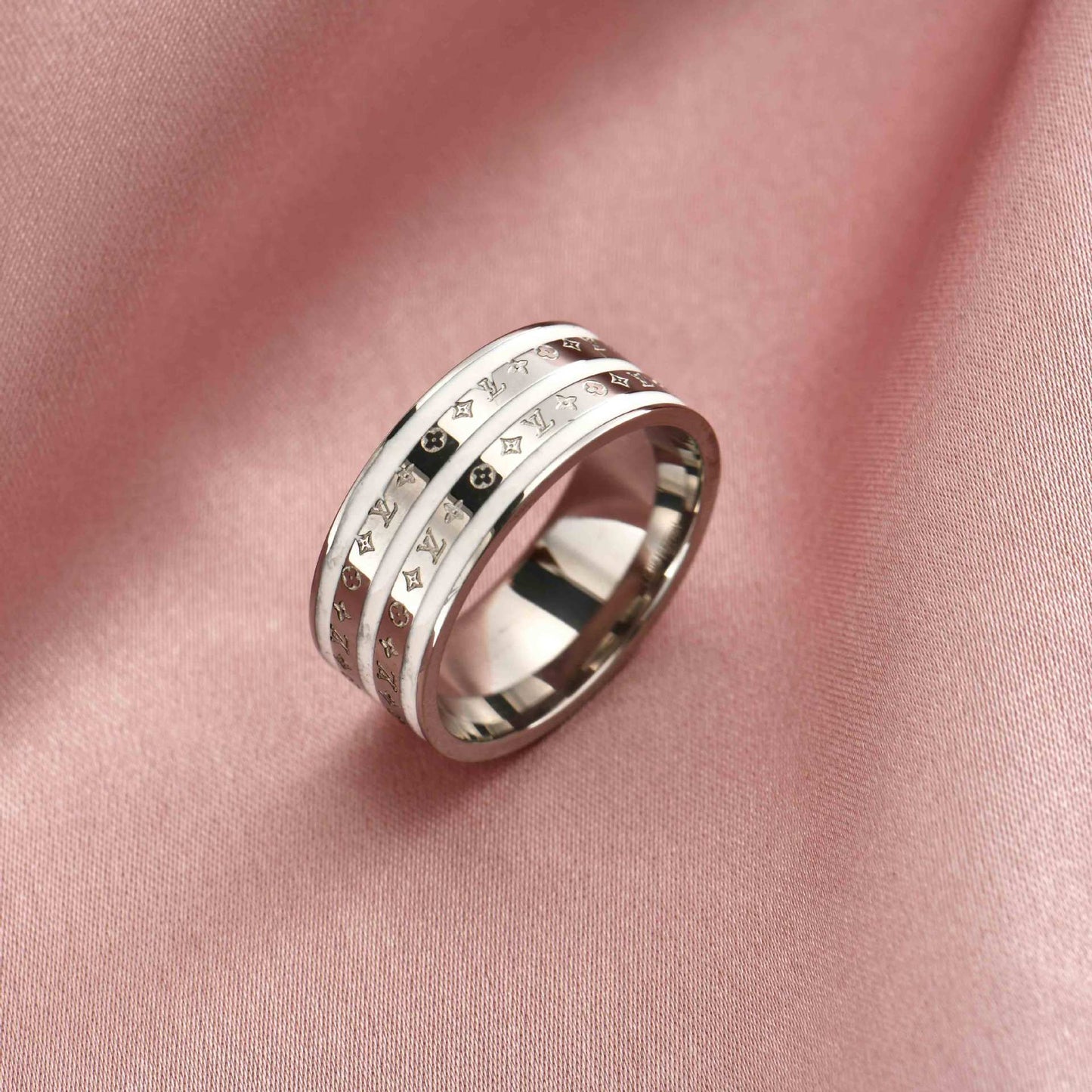 Titanium steel ring for men and women couple jewelry