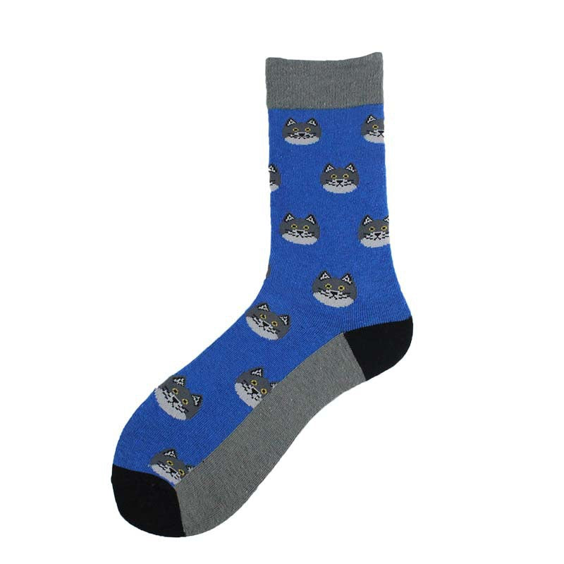 Jacquard Tube Socks Cartoon Fox Penguin