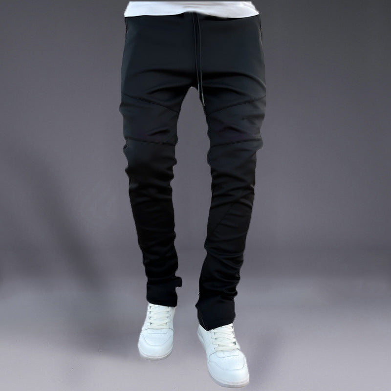 Korean autumn ankle band pants for men