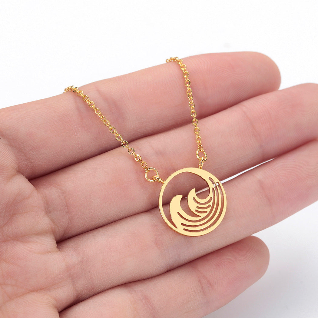 Necklace stainless steel pendant women accessories