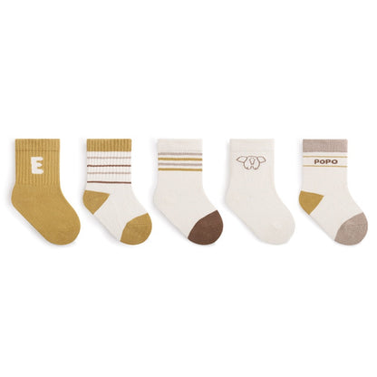 Handmade boneless baby tube socks in pure colors