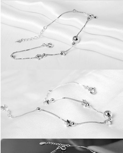 Women's anklet made of 925 sterling silver