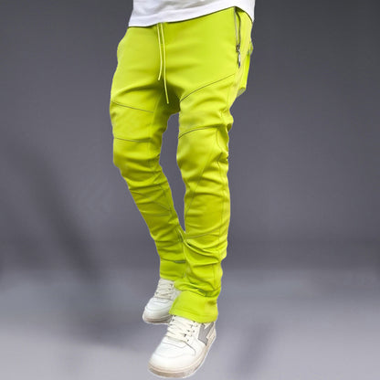 Korean autumn ankle band pants for men