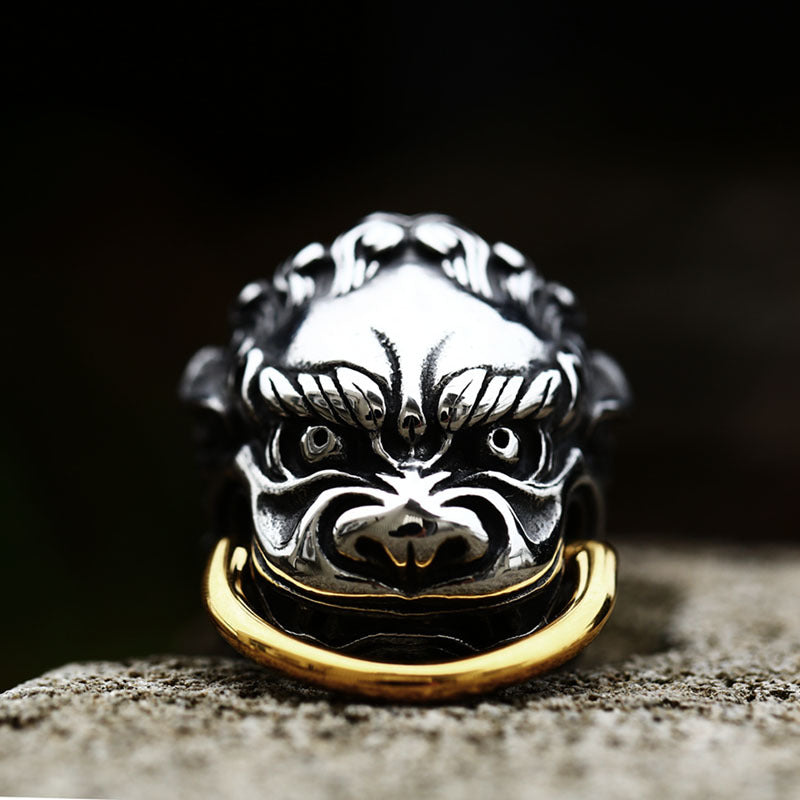 Men's stainless steel ring