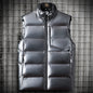Men's shiny cotton sleeveless vest