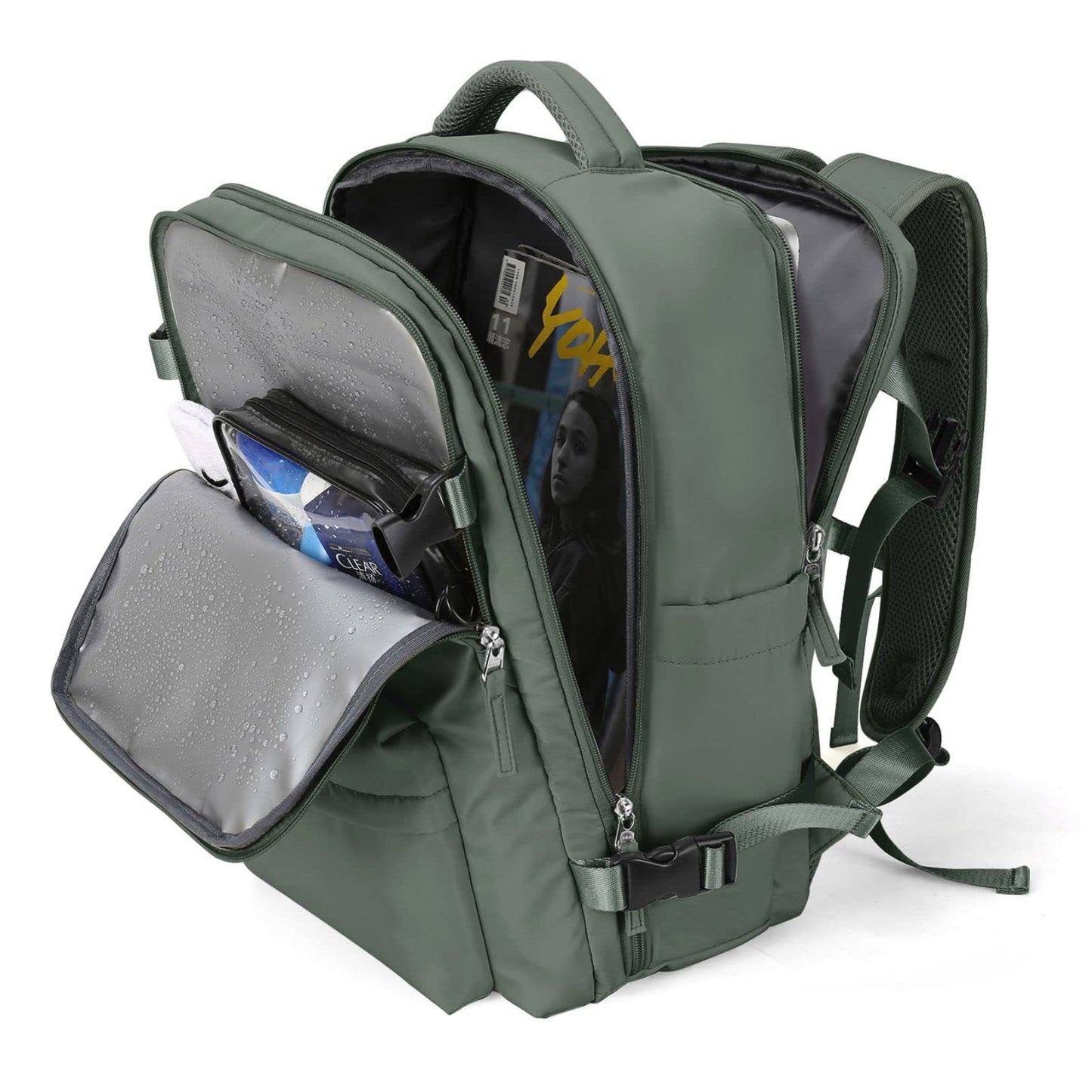 Fashionable travel backpack with large capacity