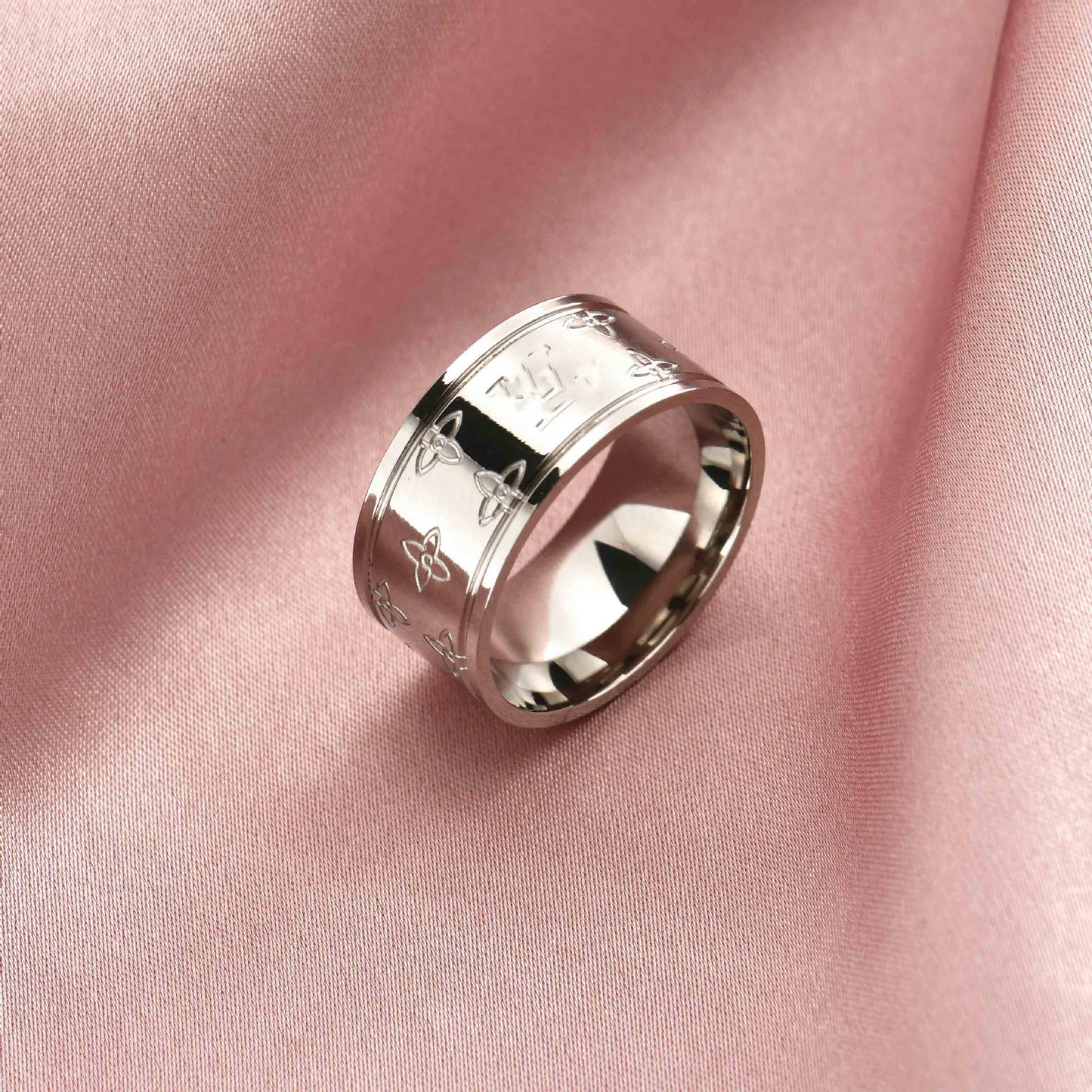 Titanium steel ring for men and women couple jewelry