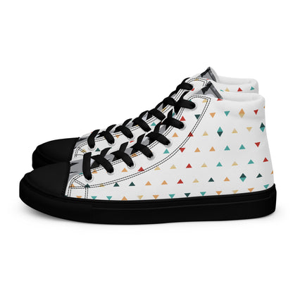 High-top canvas shoes for men