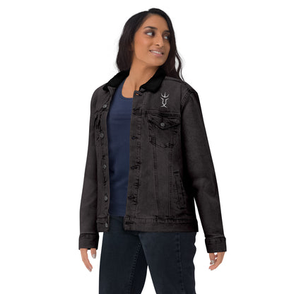 Unisex  Sherpa Jeansjacke