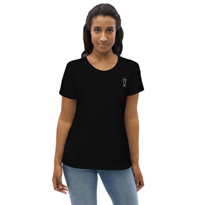 Enganliegendes Öko-T-Shirt für Damen