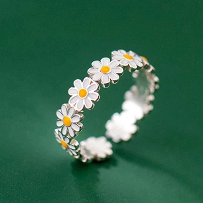 Vintage Daisy Blume Ringe