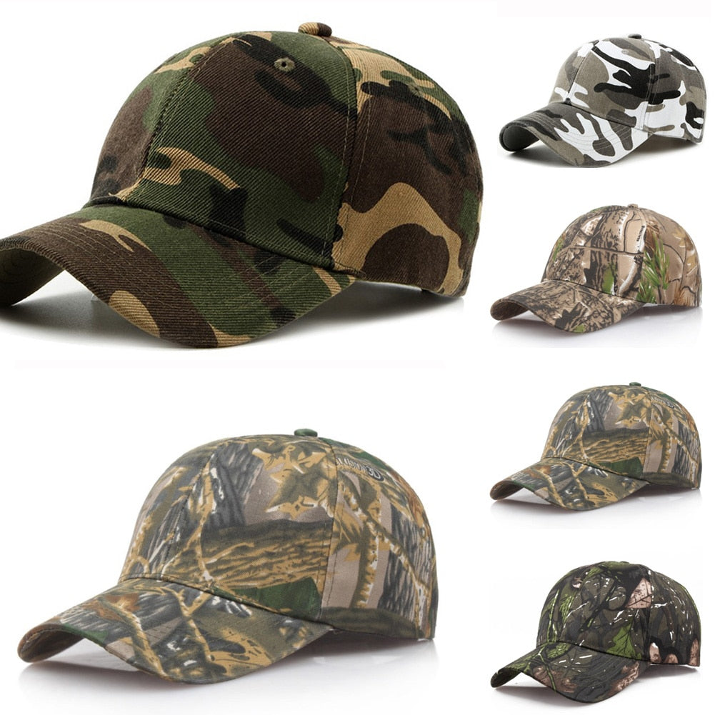 Outdoor Sport Snap back Caps Camouflage Hat Simplicity