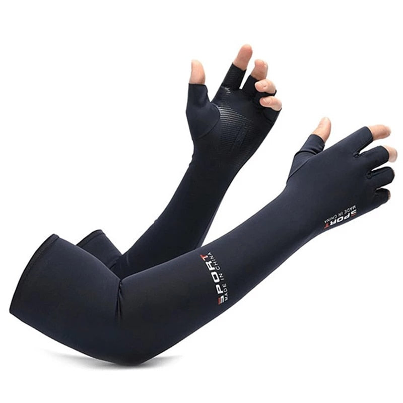 Arm Sleeve Gloves Running Cycling Sleeves Fishing